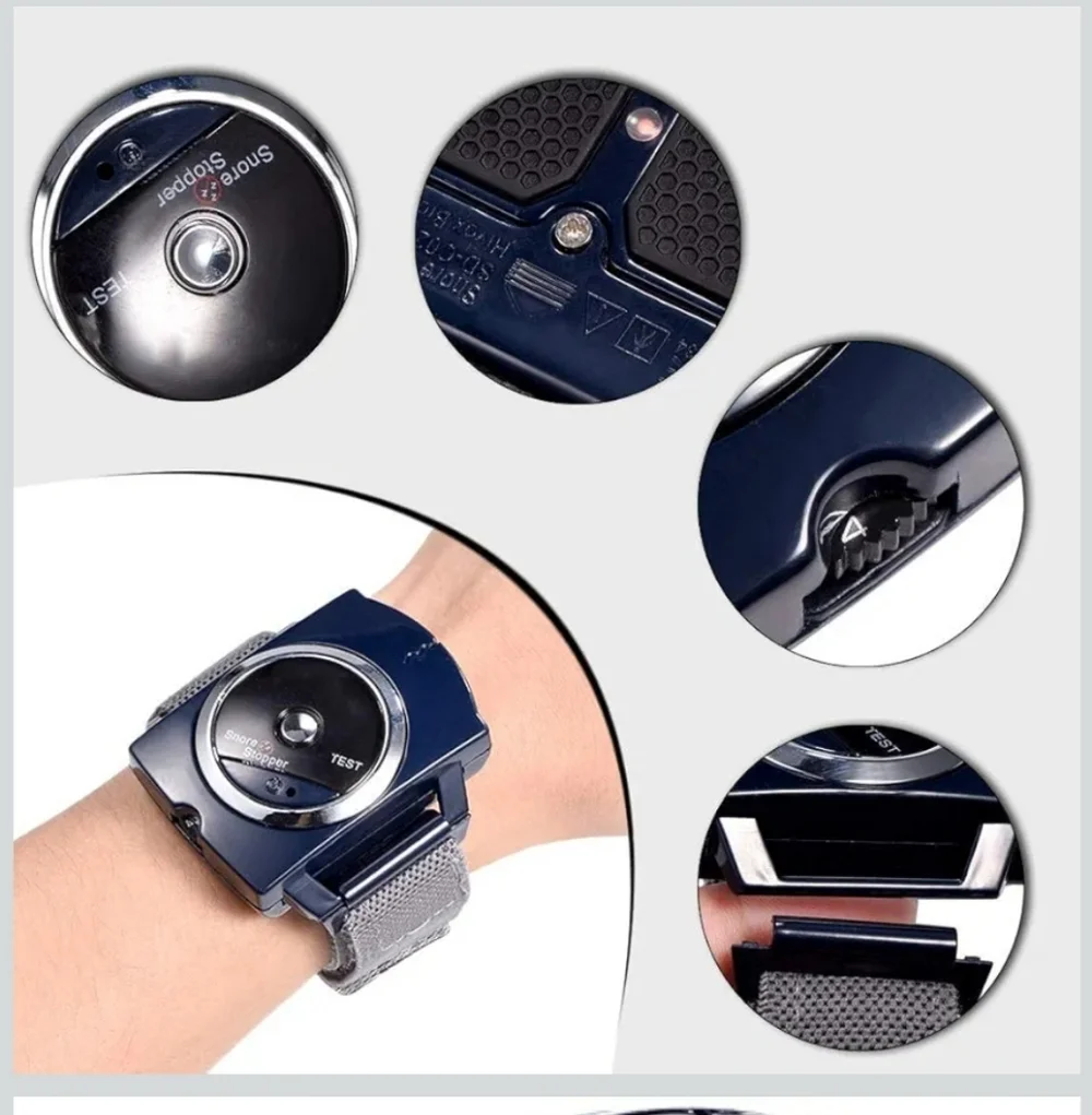 Snore Stopper Wristband Infrared Intelligent Anti Snoring Bio-Feedback Watch